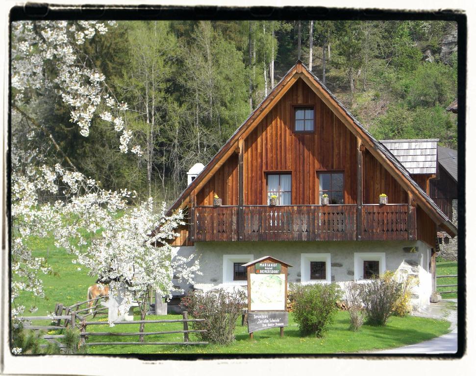 Ferienhaus "Zur Alten Schmiede" Mariahof Buitenkant foto